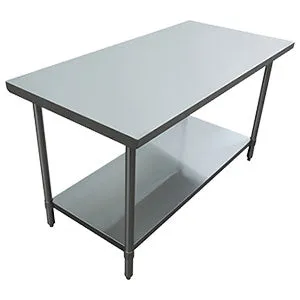 24" x 30" STAINLESS STEEL WORKTABLES