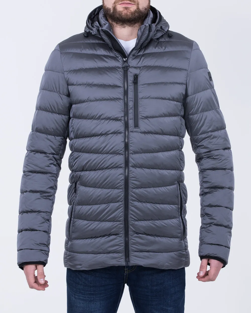 Cabano Tall Adjustable Puffer Jacket (graphite)