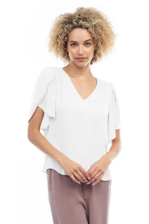 Flutter Sleeve Blouse