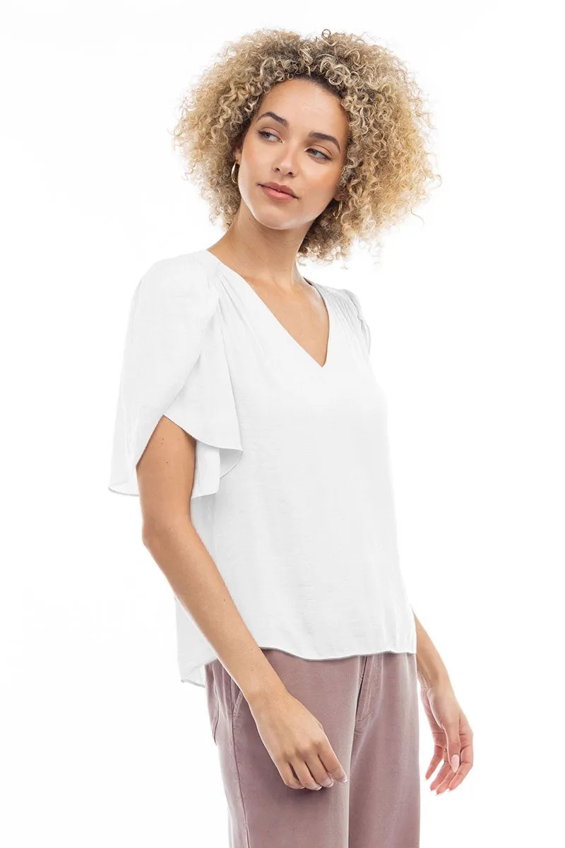 Flutter Sleeve Blouse