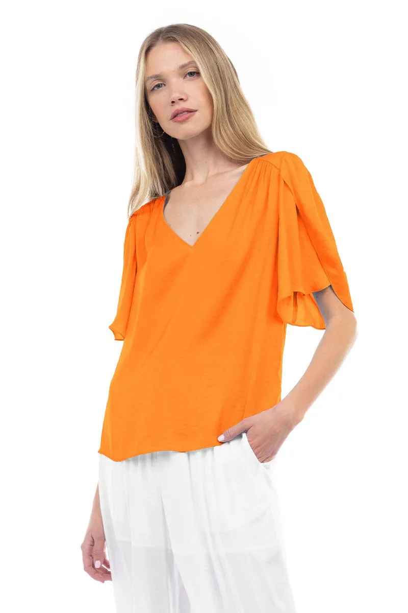 Flutter Sleeve Blouse