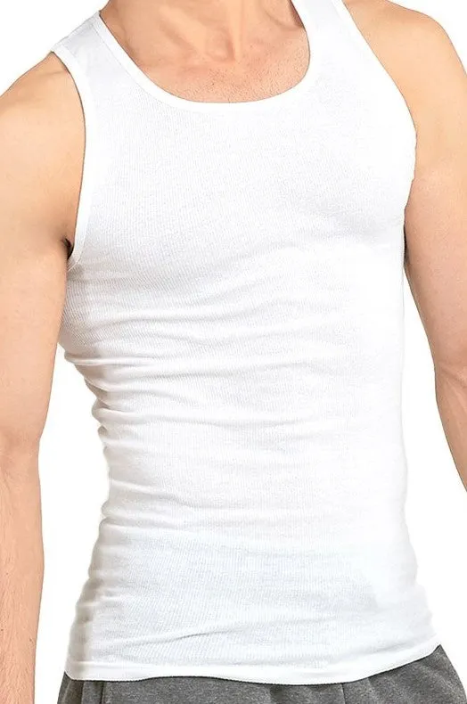 Goza Cotton A-Shirt Undershirt Tank Tops for Men (3 Pack)