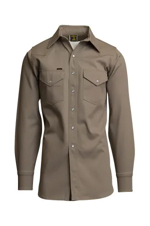Heavy-Duty Welding Shirt | Non-FR Khaki | LAPCO