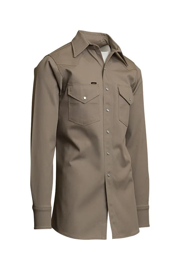 Heavy-Duty Welding Shirt | Non-FR Khaki | LAPCO