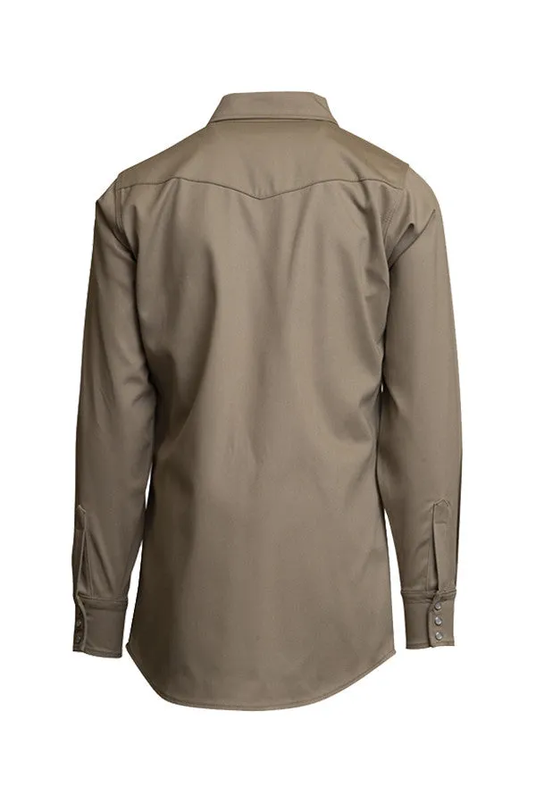 Heavy-Duty Welding Shirt | Non-FR Khaki | LAPCO