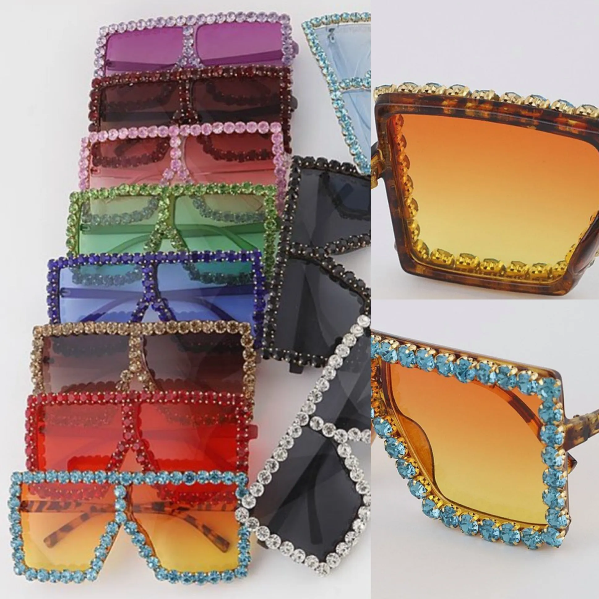 Hi C - Beautiful colorful studded shades