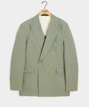 Italian Linen Double-Breasted Jacket