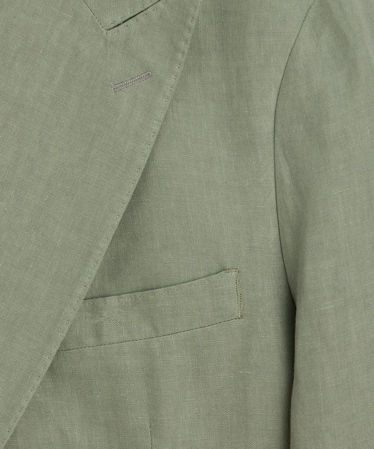 Italian Linen Double-Breasted Jacket