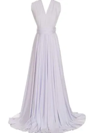 Luxe Snow White convertible Infinity Dress
