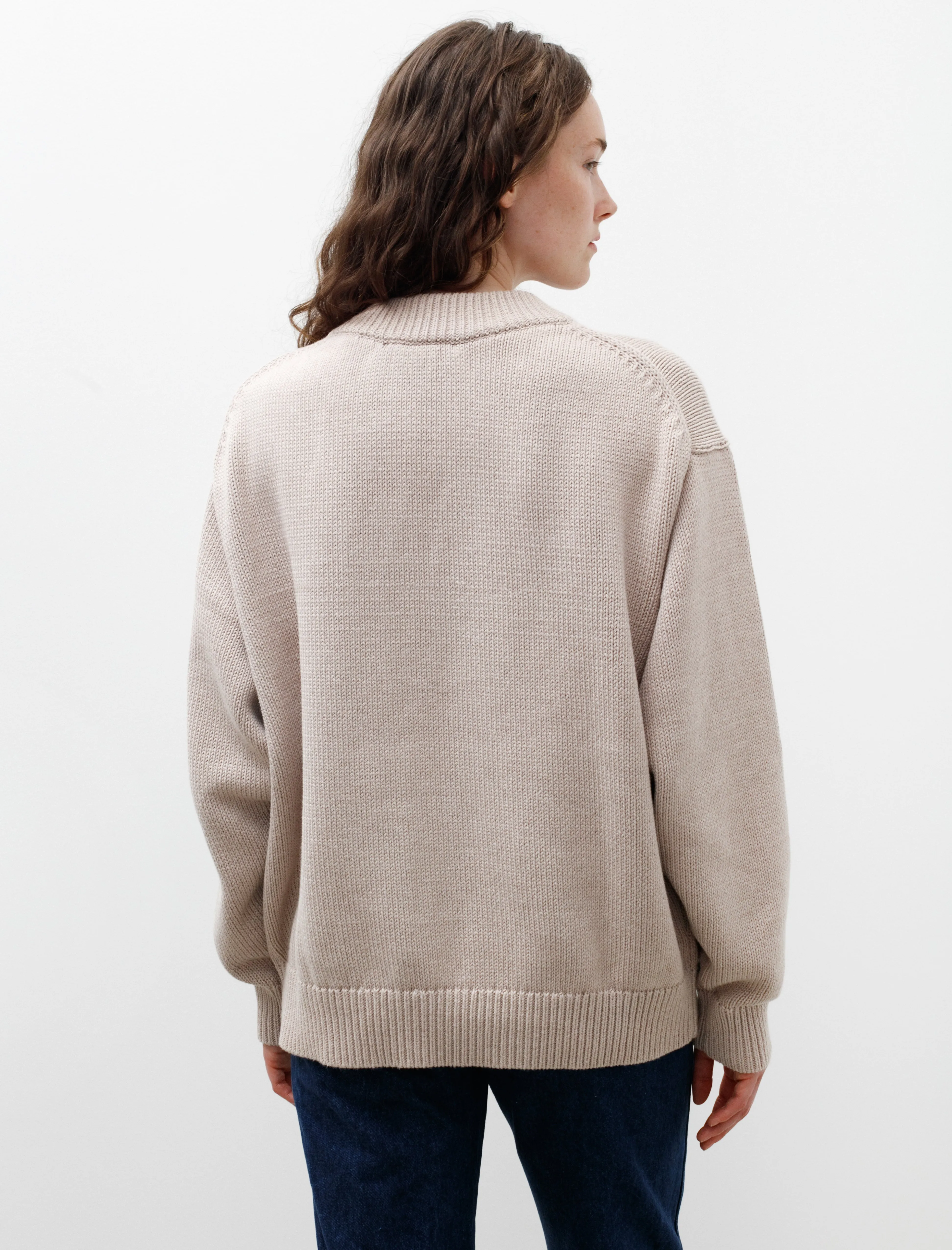 Senjo Cotton Knit Oatmeal