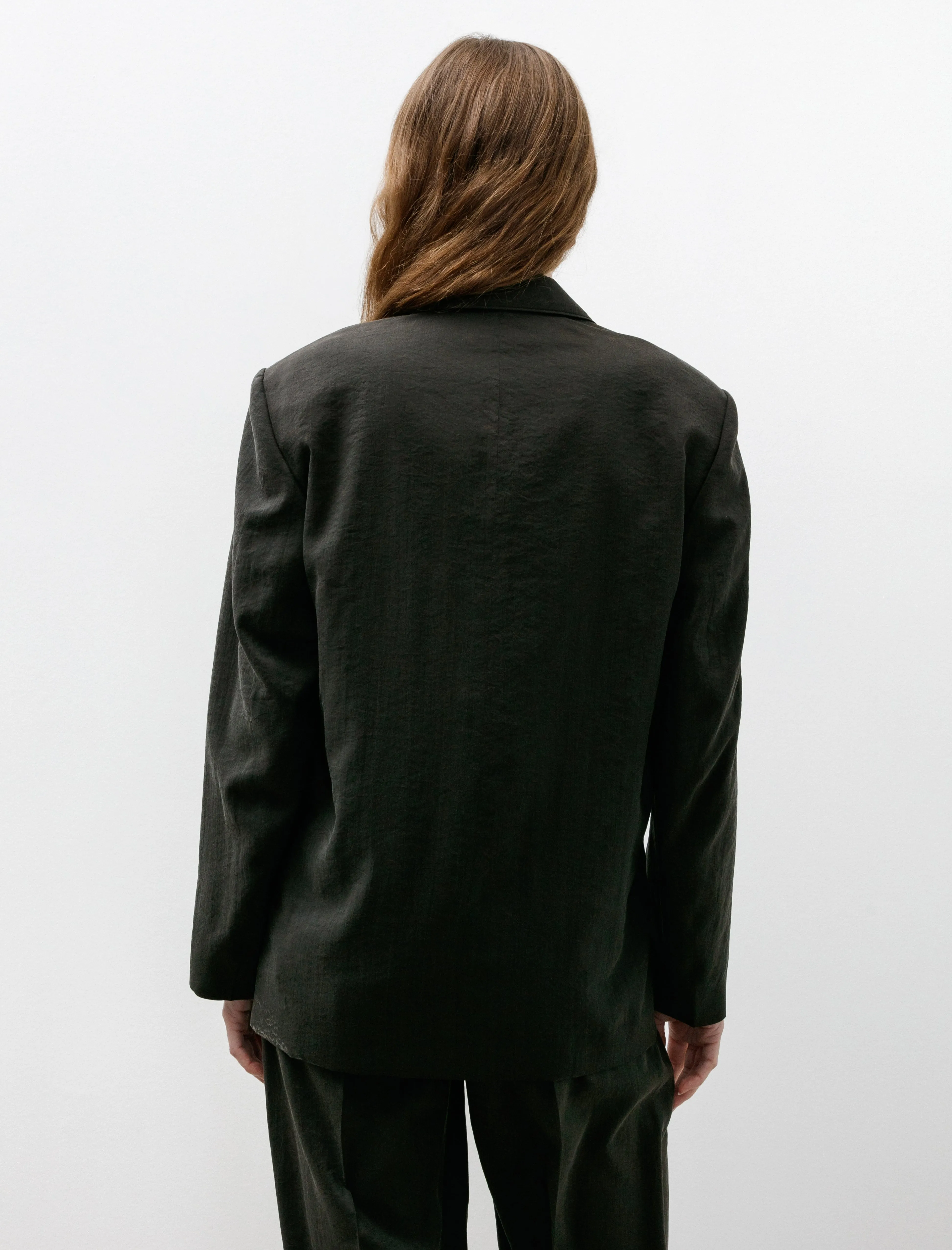 Soft Tailored Jacket Dark Espresso