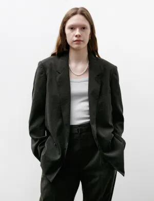 Soft Tailored Jacket Dark Espresso