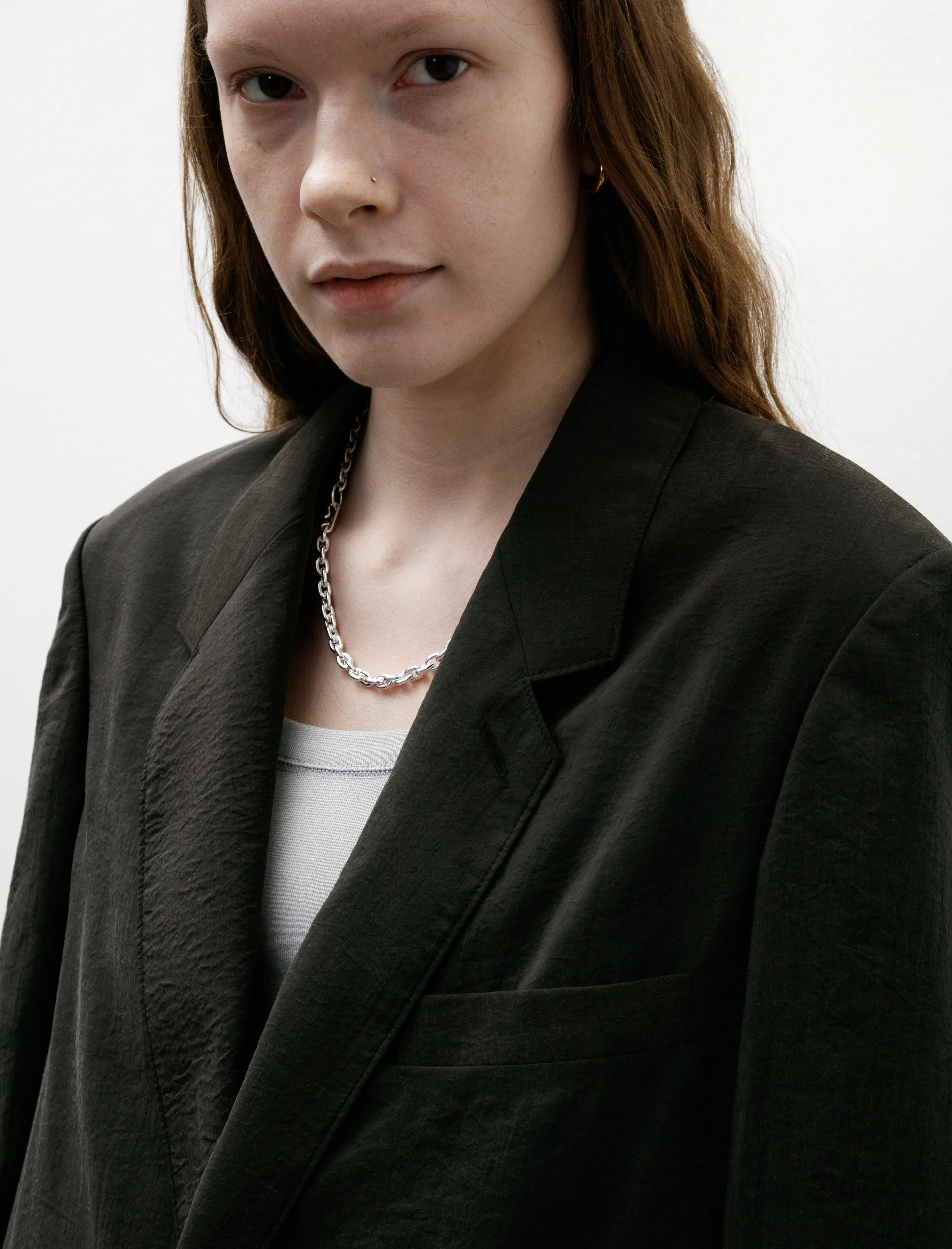 Soft Tailored Jacket Dark Espresso