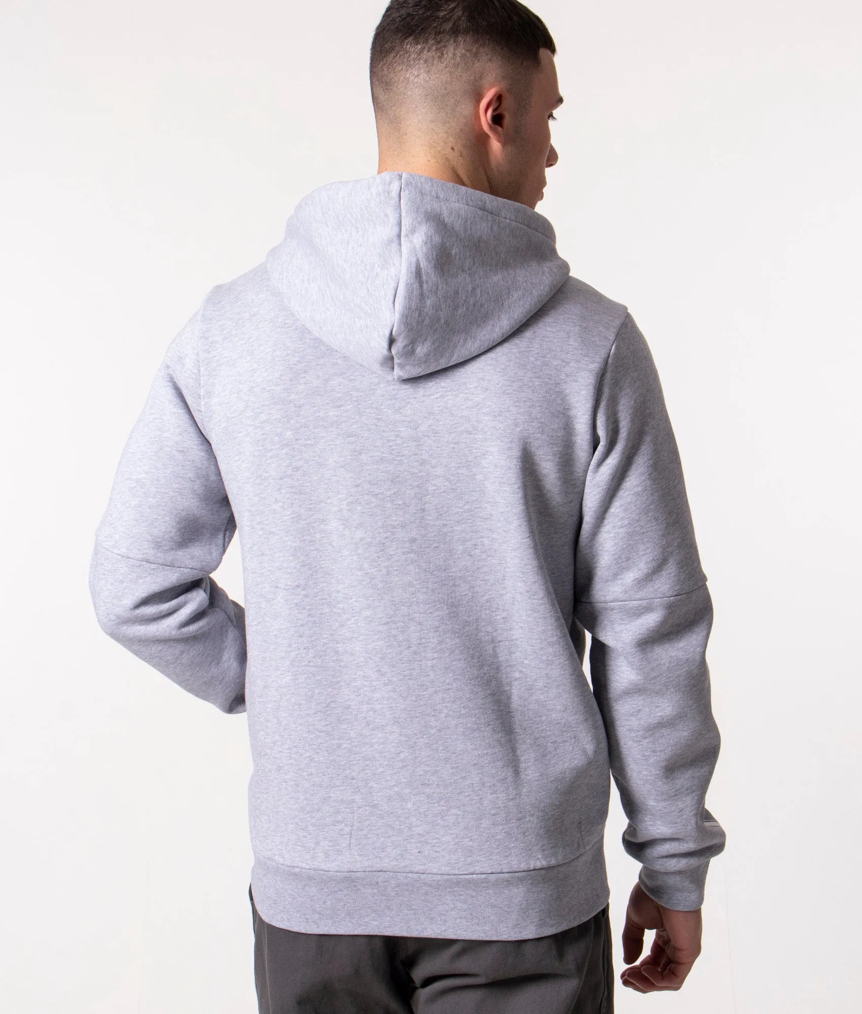 Tape Detail  Zip Through Hoodie