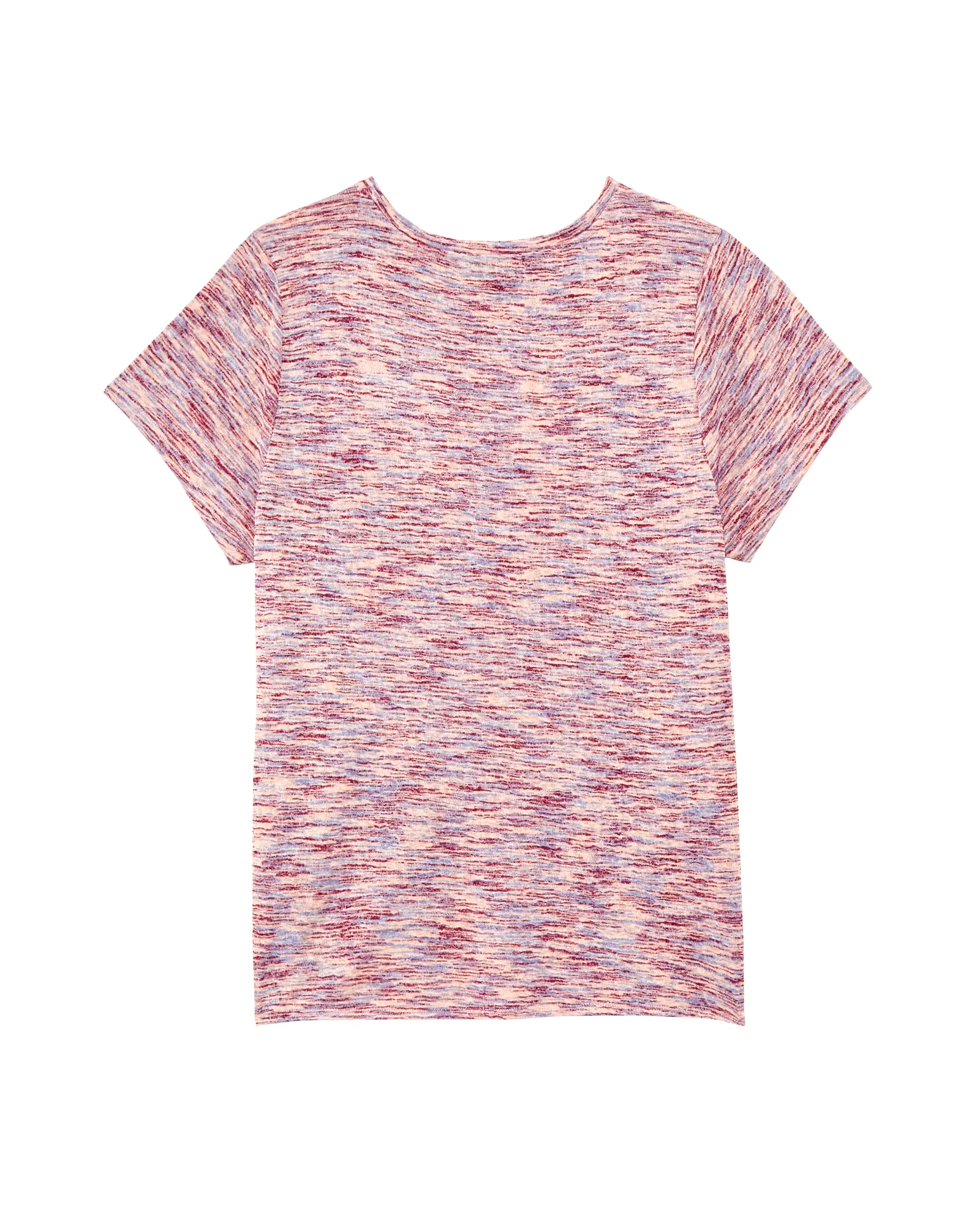 Violet Side Knot Tee | Ivory / Pink