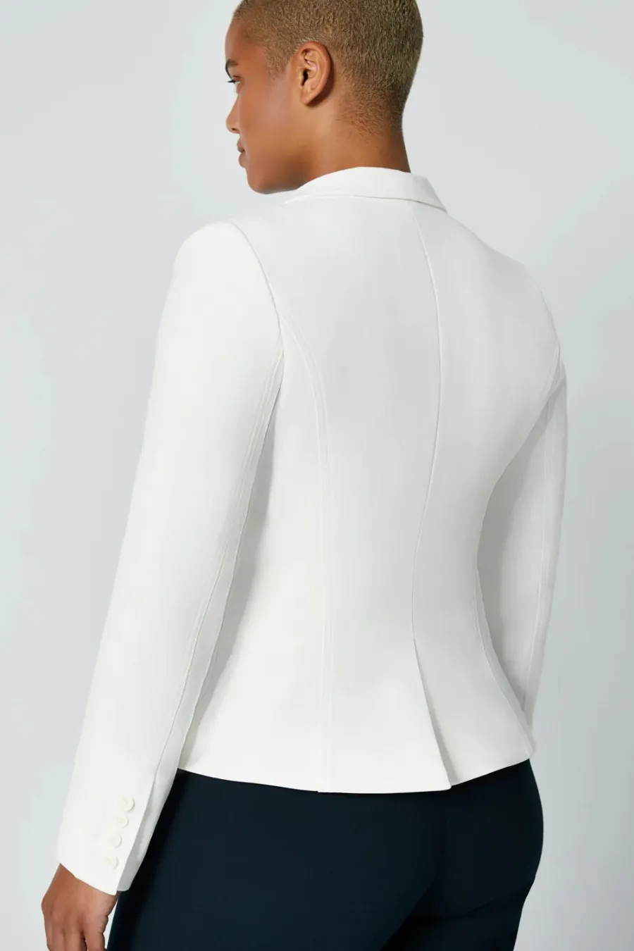 Wrap Blazer White